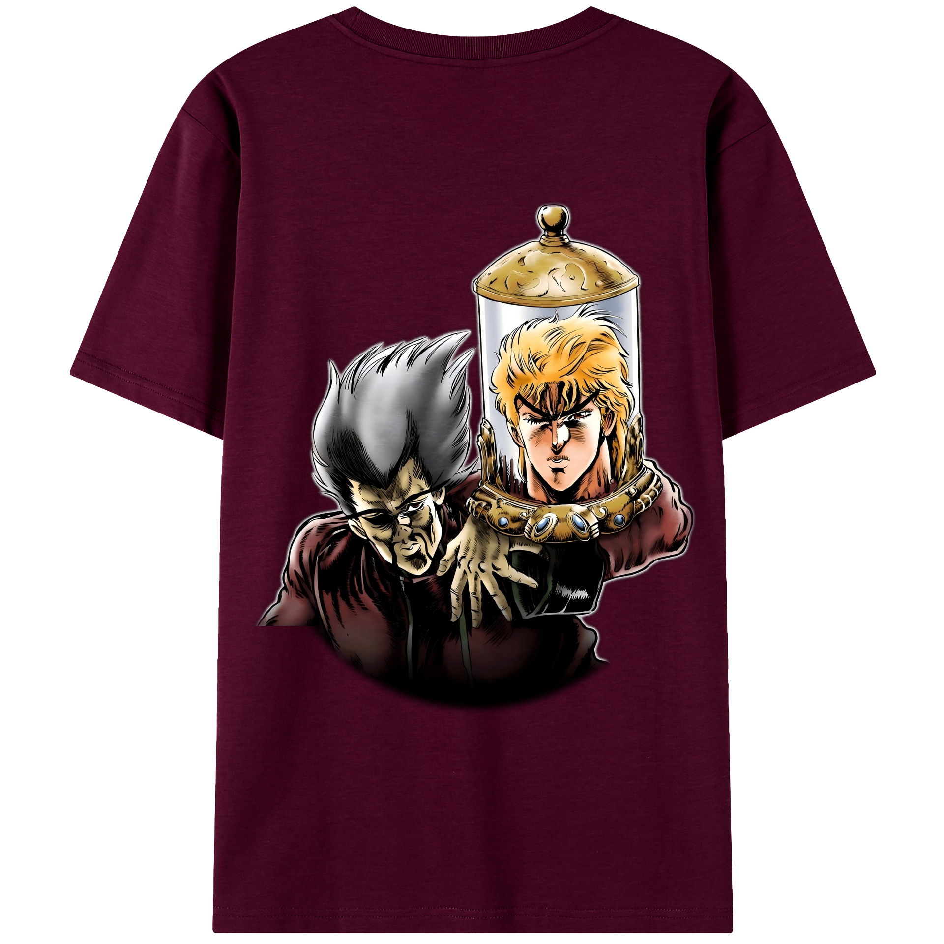 （画像用） ジョジョの奇妙な冒険 ディオ?ブランドー JoJo's Bizarre Adventure Dio Brando レディース半袖Tシャツ(バックプリント)